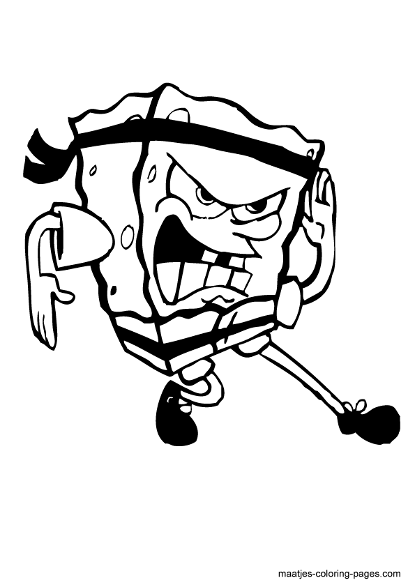 Sponge Bob kolorowanki